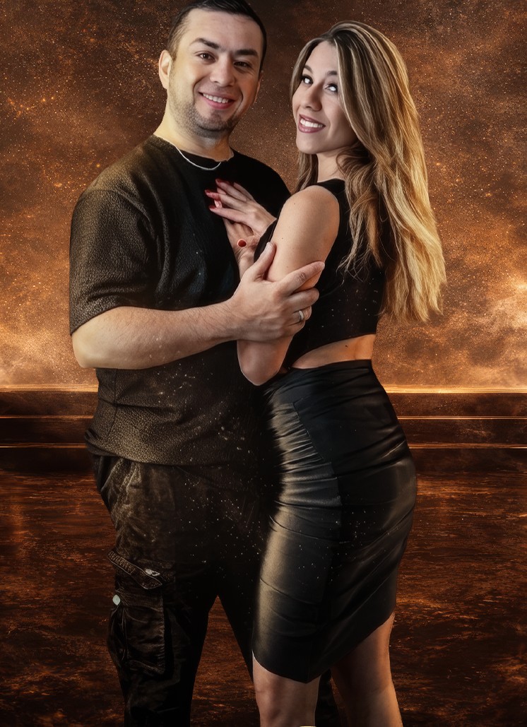 Cristian Paredes e Isidora Jacob